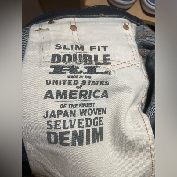 Rrl slim fit selvedge Jeans 33x32 - Picture 6 of 8